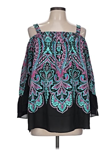 Zac & Rachel 3/4 Sleeve Blouse (view 1)