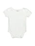 Burt's Bees Baby Solid White Short Sleeve Onesie Size 3-6 mo - photo 1