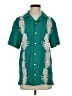 Original Use 100% Rayon Tropical Teal Short Sleeve Button-Down Shirt Size S - photo 1
