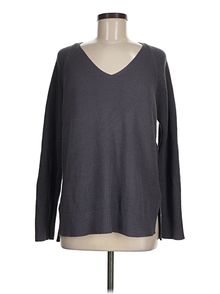 Pre-owned Athleta Pullover Sweater In Gray