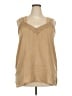 Oddi Tan Sleeveless Blouse Size 2X - photo 1
