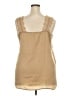 Oddi Tan Sleeveless Blouse Size 2X - photo 2