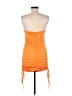 Unbranded Orange Cocktail Dress Size M - photo 2