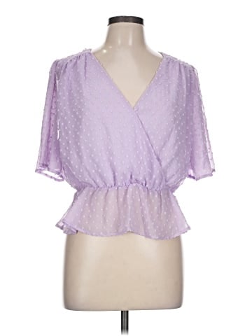 Peach Love 3/4 Sleeve Blouse (view 1)