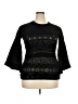 Anna Pianura by Crimson Black Pullover Sweater Size XXL (estimated) - photo 1