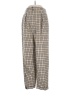 Topshop Plaid Brown Casual Pants Size 2 - photo 1