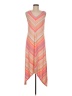Apt. 9 Chevron-herringbone Orange Casual Dress Size M - photo 1