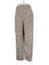 Topshop Plaid Brown Casual Pants Size 2 - photo 2