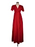 ASOS 100% Polyester Red Casual Dress Size 2 - photo 1
