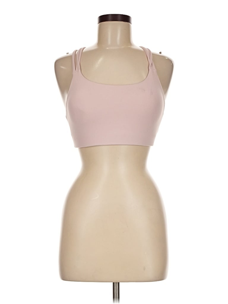 Pre-owned Athleta Tank Top Pink Strapless Neckline Tops