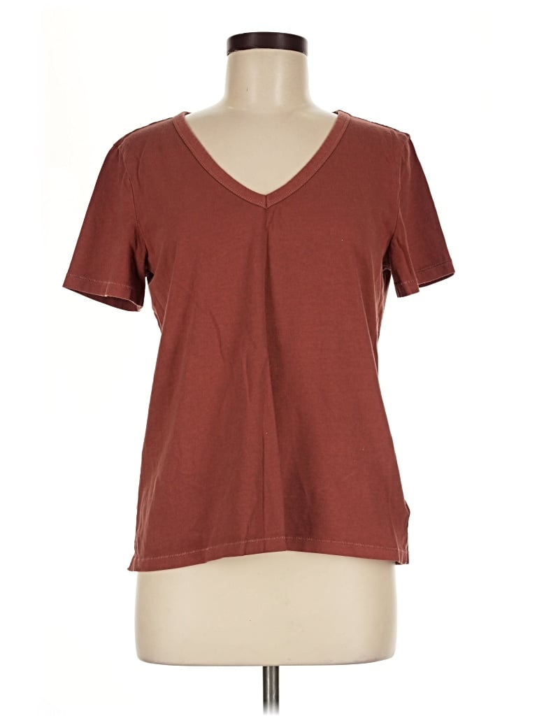 Pre-owned Gap Short Sleeve T-shirt In Brown