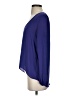 Aqua 100% Polyester Purple Long Sleeve Blouse Size XS - photo 5