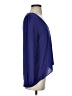 Aqua 100% Polyester Purple Long Sleeve Blouse Size XS - photo 4
