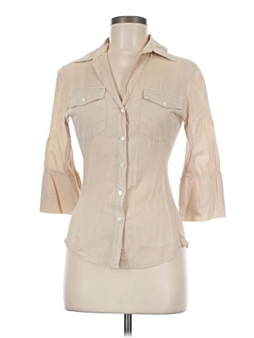 James Perse 3/4 Sleeve Button-Down Shirt (view 1)