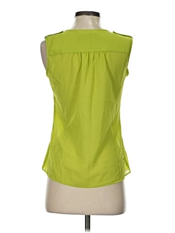 Banana Republic Factory Store Sleeveless Button-Down Shirt (view 2)