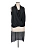 BCBGMAXAZRIA 100% Polyester Black Sleeveless Blouse Size XL - photo 1