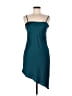 Forever 21 Solid Teal Cocktail Dress Size M - photo 1
