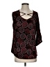 Sami & JO Black 3/4 Sleeve Blouse Size S - photo 1