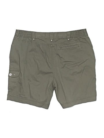Karen Scott Khaki Shorts (view 2)