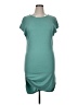Unbranded Solid Teal Casual Dress Size XL (estimated) - photo 1