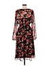 Leith Print Red Cocktail Dress Size M - photo 2