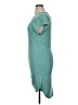 Unbranded Solid Teal Casual Dress Size XL (estimated) - photo 5