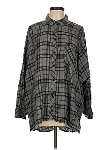 BDG Long Sleeve Button-Down Shirt (view 1)
