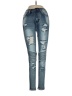 Assorted Brands Hearts Blue Jeans Size 25 waist - photo 1