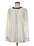 Ann Taylor Ivory Long Sleeve Blouse Size M - photo 1