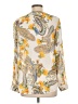 Dna Couture 100% Polyester Paisley Ivory Long Sleeve Blouse Size L - photo 2