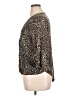 Dana Buchman 100% Polyester Animal Print Black 3/4 Sleeve Blouse Size XL (petite) - photo 5
