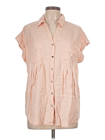 Style&Co Sleeveless Button-Down Shirt (view 1)