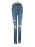 Hollister Hearts Blue Jeans Size 3 - photo 1