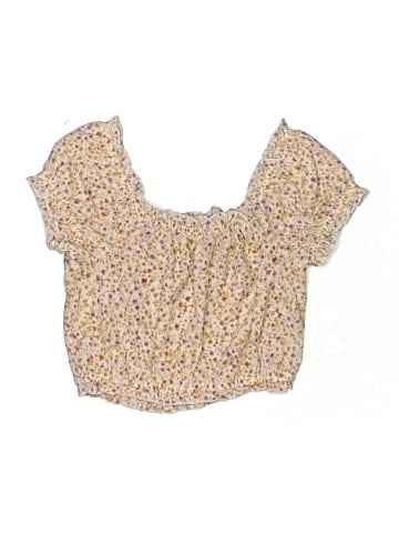 Pink Rose Short Sleeve Blouse (view 2)