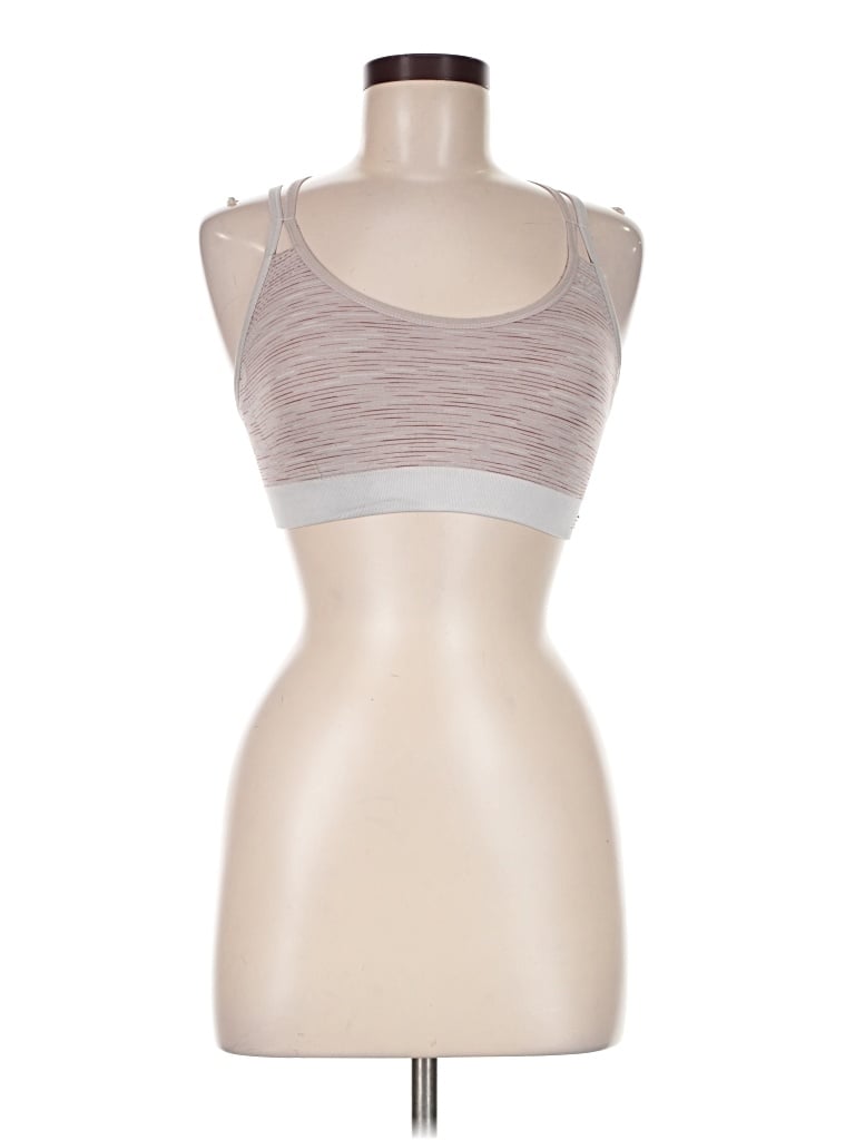 Pre-owned New Balance Sports Bra In Gray