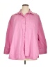 Zara Pink 3/4 Sleeve Button-Down Shirt Size XL - photo 1