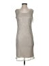 R&M Richards Metallic Silver Cocktail Dress Size 4 (petite) - photo 1