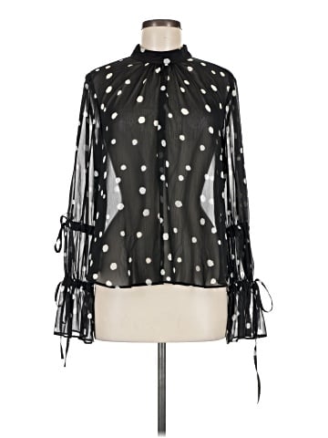 Topshop Long Sleeve Blouse (view 1)