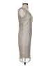 R&M Richards Metallic Silver Cocktail Dress Size 4 (petite) - photo 4
