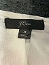 J.Crew 100% Polyester Hearts White Silver 3/4 Sleeve Blouse Size M - photo 7