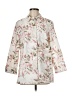 Chico's Floral Ivory Raincoat Size Med (1) - photo 1