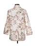 Chico's Floral Ivory Raincoat Size Med (1) - photo 2