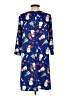 AGB Print Blue Casual Dress Size S - photo 2