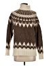 FRAME Chevron-herringbone Brown Pullover Sweater Size XS - photo 1