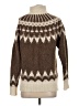 FRAME Chevron-herringbone Brown Pullover Sweater Size XS - photo 2