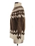 FRAME Chevron-herringbone Brown Pullover Sweater Size XS - photo 5