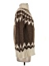 FRAME Chevron-herringbone Brown Pullover Sweater Size XS - photo 4