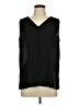 T Tahari 100% Polyester Black Sleeveless Blouse Size L - photo 1