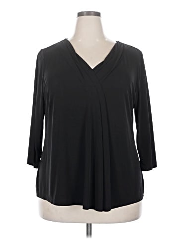 Lane Bryant 3/4 Sleeve T-Shirt (view 1)
