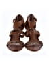 Sofft 100% Leather Brown Wedges Size 7 1/2 - photo 2